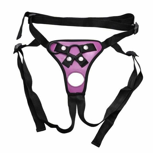House Of Dasein Strapon Double Dildo Penetration Pants Harness On Pegging Play Fetish - Purple V1257-30806851715210