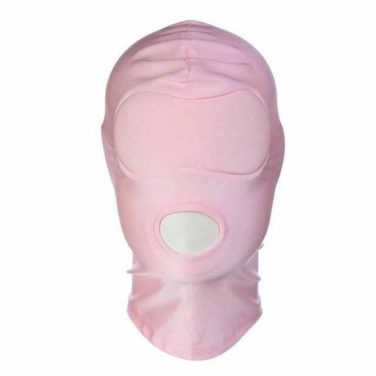 House Of Dasein Pink Purple Bdsm Stretchy Hood Open Mouth Holes Full Mask Bondage Restraints - Pink - Mouth V1257-30808068030602
