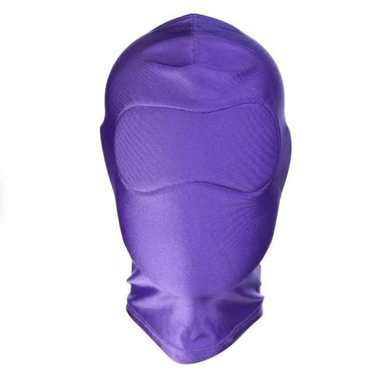 House Of Dasein Pink Purple Bdsm Stretchy Hood Open Mouth Holes Full Mask Bondage Restraints - Purple - No V1257-30808068194442
