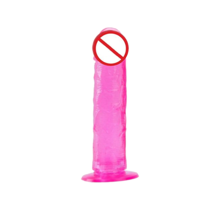 House Of Dasein Colourful Realistic Jelly Dildo Deep Throat Training Suction Cup Base - Pink - 18.5Cm V1257-30914656534666