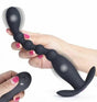 House Of Dasein Wireless Control Anal Beads Vibrator Prostate Massager Butt Plug - Black V1257-30915834085514