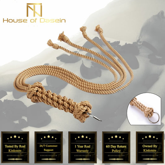 House Of Dasein Bdsm Handmade Shibari Rope Soft Cotton Flogger Impact Toy Spanking Fetish V1257-31020161106058