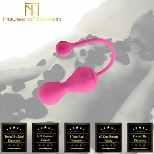 House Of Dasein Magic Motion Bluetooth Control Kegel Balls Vibrator Vagina Tightening Training - Blue V1257-31188848050314