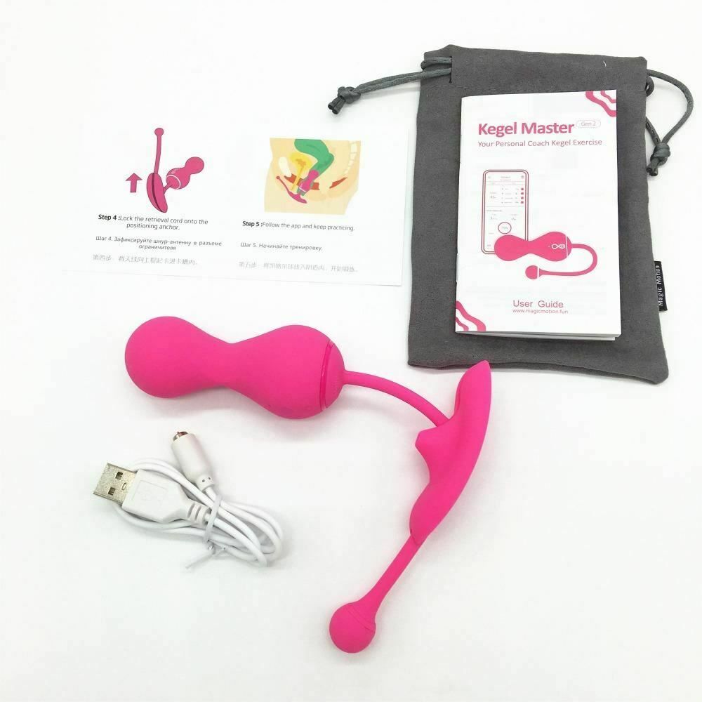 House Of Dasein Magic Motion Bluetooth Control Kegel Balls Vibrator Vagina Tightening Training - Blue V1257-31188848050314