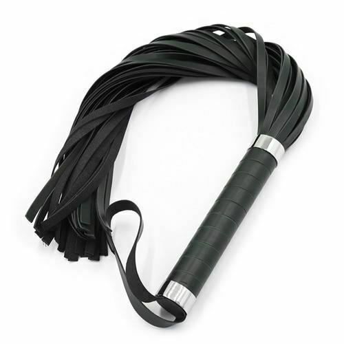 House Of Dasein Brown Or Black Flogger Spanking Sex Toy Bdsm Bondage Restraints - Black V1257-31189182480522