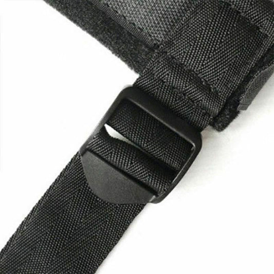 House Of Dasein Bdsm Full Restraints Set Bondage Slave Straps Wrist Ankle Cuffs Kit - Black V1257-31189324169354