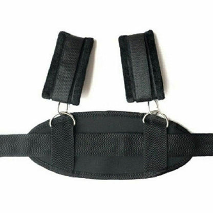 House Of Dasein Bdsm Full Restraints Set Bondage Slave Straps Wrist Ankle Cuffs Kit - Black V1257-31189324169354