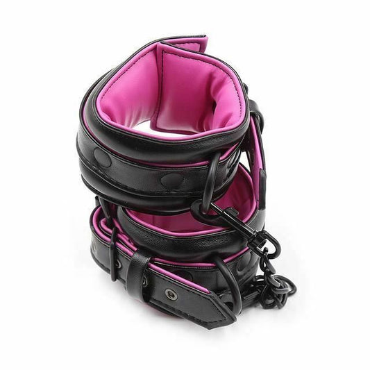 House Of Dasein Soft Pink Ankle Wrist Cuffs Restraints Bdsm Fetish Kink - Black - Hand Cuffs V1257-31193741525130