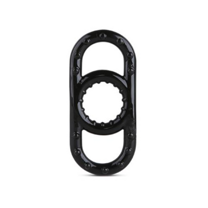 House Of Dasein Stretchy Silicone Penis Cock And Balls Ring Erection Enhancer Men - Black V1257-31196268003466