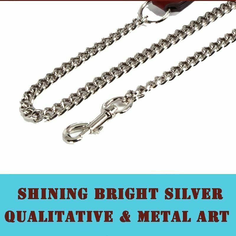 House Of Dasein Genuine Leather Bondage Bdsm Luxury Restraints Kit Kitten Mask Leash - Silver V1257-31196358803594