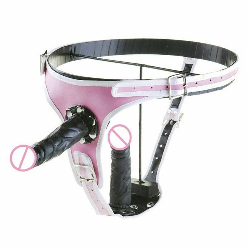 House Of Dasein Pegging Kit Pink Panties Black Realistic Dildos Strapon Harness - Black V1257-31196474998922