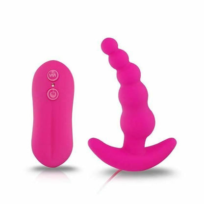 House Of Dasein Anal Beads Vibrator 10 Speeds Remote Prostate Massager Butt Plug - Pink V1257-31247937863818