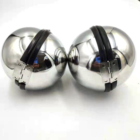 House Of Dasein Metal Handcuffs Sensory Deprivation Mitts Bondage Fetish Restraints - Black - Female V1257-31249513578634