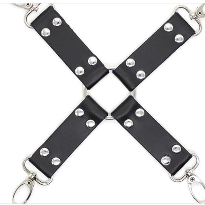 House Of Dasein Hogtie Restraints Set Bdsm Beginners Bondage Kit Kink Fetish - Black V1257-31274384490634