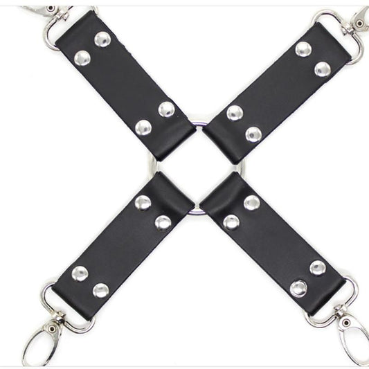 House Of Dasein Hogtie Restraints Set Bdsm Beginners Bondage Kit Kink Fetish - Black V1257-31274384490634