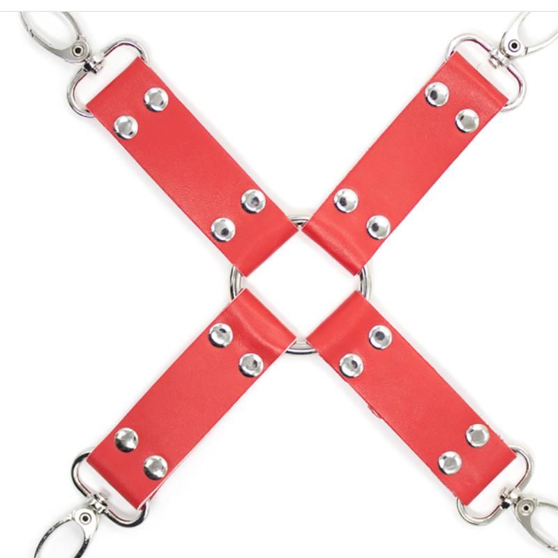 House Of Dasein Hogtie Restraints Set Bdsm Beginners Bondage Kit Kink Fetish - Red V1257-31274384556170