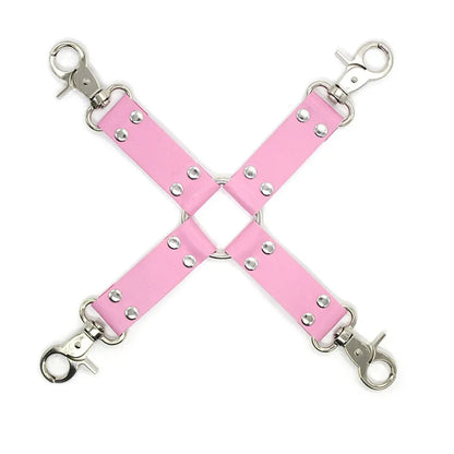 House Of Dasein Hogtie Restraints Set Bdsm Beginners Bondage Kit Kink Fetish - Pink V1257-31274384621706