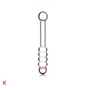 House Of Dasein 12 Styles Dildo Smooth Glass Anal Beads Double Ended Dong Butt Plug - Style K V1257-31274493182090