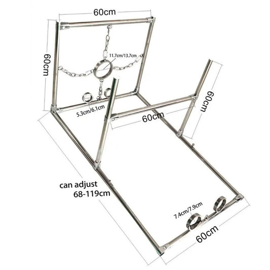 House Of Dasein The Tempest Pro Pack Bdsm Stainless Steel Bondage Frame Sex Furniture - Pro Pack