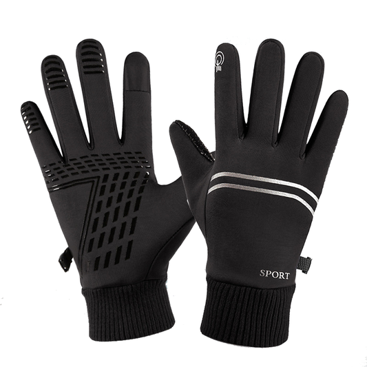 Hod Health & Home Waterproof Touch Screen Cycling Outdoor Sports Gloves - Black V1257-744660100413