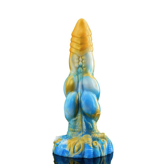 House Of Dasein Hero 295 Fantasy Beast Mythical Advanced Dildo Men Women - Light Blue-Yellow - 23Cm - Taurus V1257-744691100165