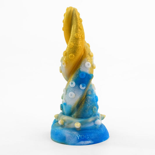 House Of Dasein Yellow Dragon 266 Fantasy Beast Mythical Advanced Dildo Men Women - Light Blue-Yellow - V1257-744693100052