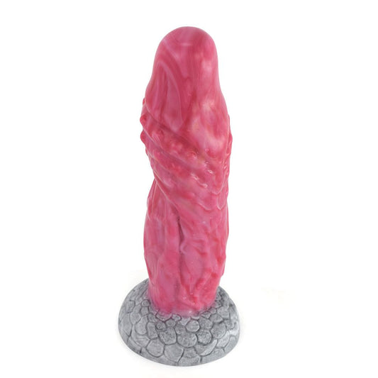 House Of Dasein Ancient Divine Gu Carving 2100 Fantasy Beast Mythical Advanced Dildo Men Women - Pink - 19Cm V1257-744693100114