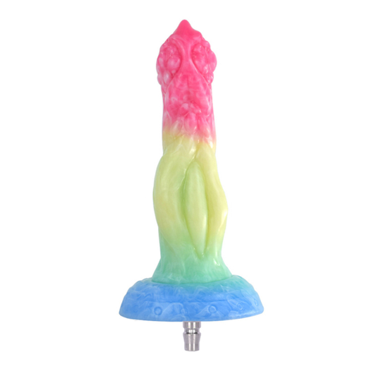 House Of Dasein Colourful Rainbow Big Dildo Vac U Lock Attachments For Automatic Sex Machine - Rainbow - N5034 V1257-744721100101