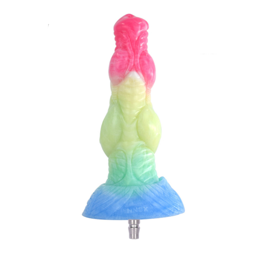 House Of Dasein Colourful Rainbow Big Dildo Vac U Lock Attachments For Automatic Sex Machine - Rainbow - N5035 V1257-744721100102