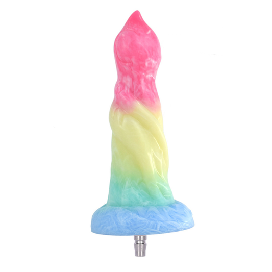 House Of Dasein Colourful Rainbow Big Dildo Vac U Lock Attachments For Automatic Sex Machine - Rainbow - N5036 V1257-744721100103