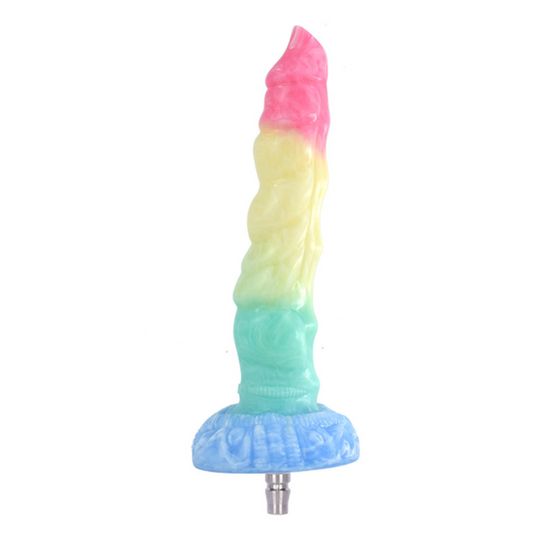 House Of Dasein Colourful Rainbow Big Dildo Vac U Lock Attachments For Automatic Sex Machine - Rainbow - N5040 V1257-744721100108