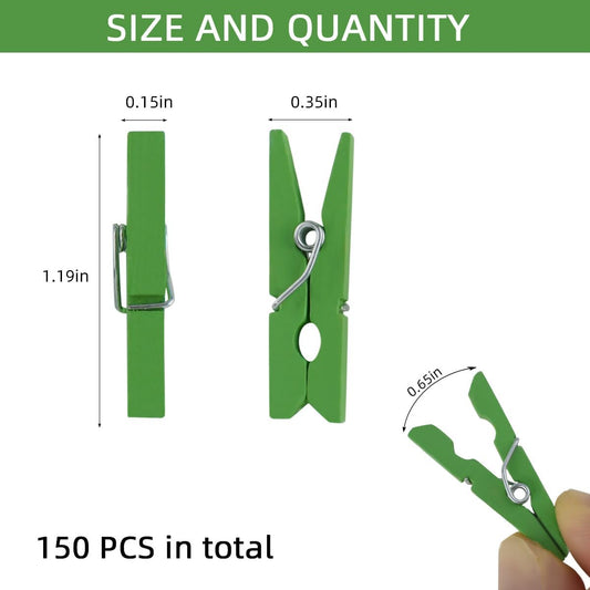 150 Pieces Mini Wall Clips Tapestry for Photo Picture Hanging Craft Office Home Poster Paper Flag Hangers V1258-DP02-A-1012