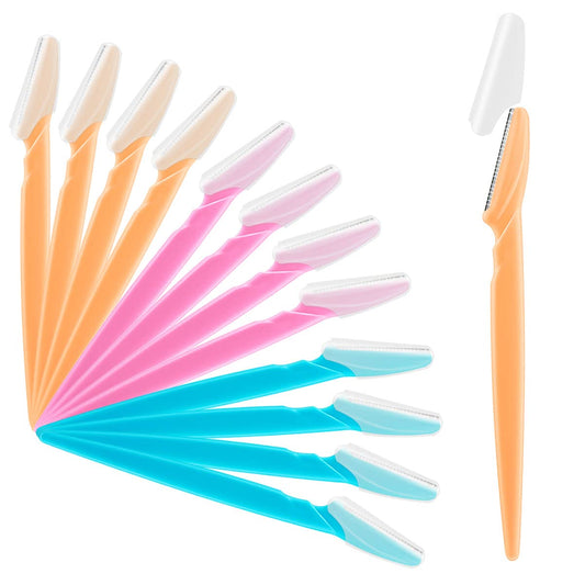 24 Pack of Eyebrow Razor for Women Face Razors Trimmer Dermaplaning Tool Facial with Safety Cover V1258-DP02-A-1013