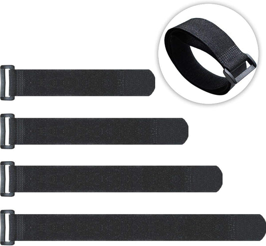 20 Pack Reusable Cinch Straps Fastening Cable Nylon Hook and Loop Ties Down Multipurpose Securing Adjustable V1258-DP02-A-1018