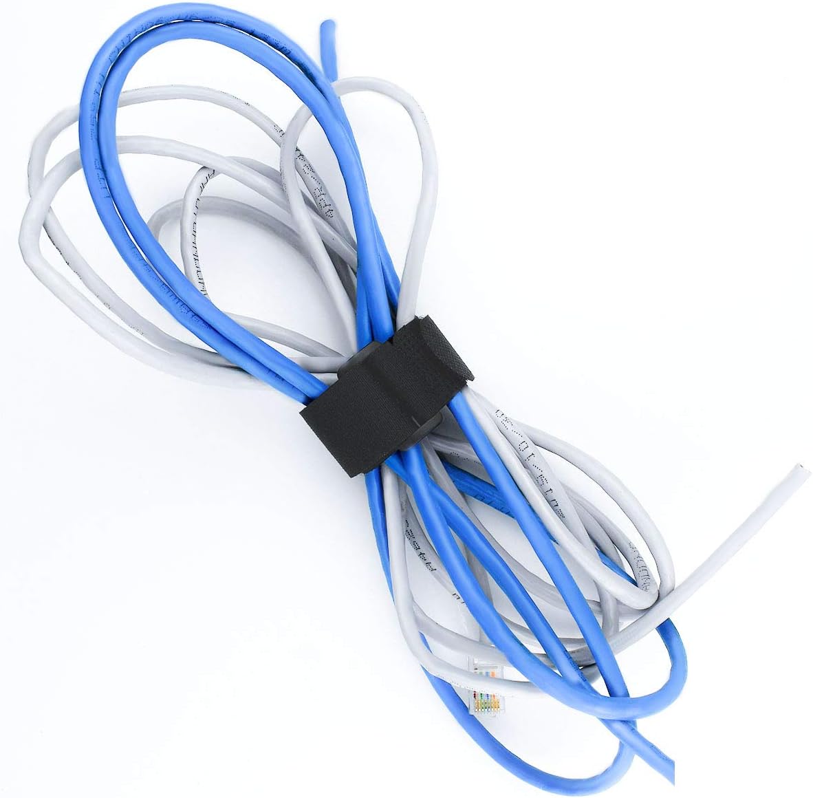 20 Pack Reusable Cinch Straps Fastening Cable Nylon Hook and Loop Ties Down Multipurpose Securing Adjustable V1258-DP02-A-1018