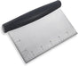 Plastic Bread Scraper Dough Cutter with Measuring Scale Multipurpose Bench Kitchen Tool Pastry for Cake V1258-DP02-A-1019