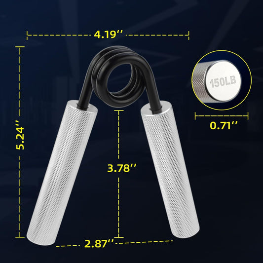 No Slip Heavy-Duty Metal Grip Strength Trainer Forearm for Muscle Building Hand Rehabilitation Home Gym V1258-DP02-A-1021