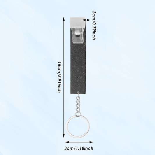 2 PCS Credit Card Grabber for Long Nails, Cute Credit Card Puller Long Nail Clip Keychain, Portable Acrylic V1258-DP02-A-1055