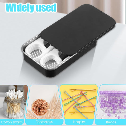 2 PCS Mini Travel Dental Floss Case, Portable Purse Floss Pick Holder, Small Toothpick Dispenser, Convenient V1258-DP02-A-1056