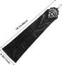 Satin Opera Gloves - Elbow Length, Black, Stretchy Fingerless, Perfect for 1920s Party & Wedding V1258-DP02-A-1071