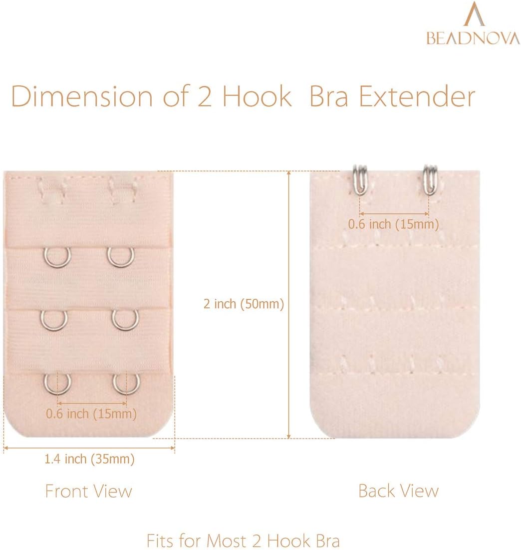 Bra Extender 2 Hook Bra Back Clips Bra Strap Extender Bra Clasp (4pcs) V1258-DP02-A-109