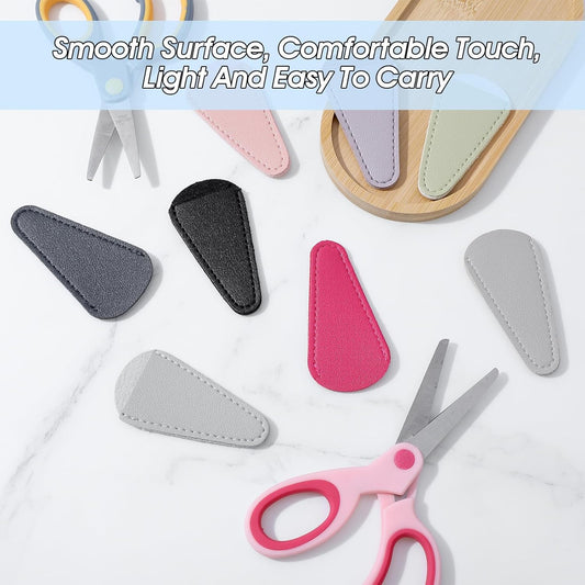8 PCS Scissor Sheath Embroidery Scissor Cover Protective Sheath for Scissors Sewing Scissors Sheaths Safety V1258-DP02-A-1092