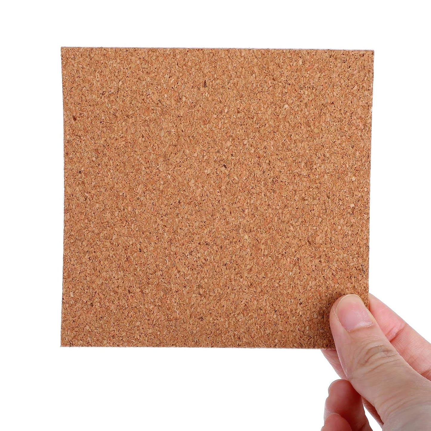 Xindojuz 16 PCS Cork Backing for Coasters, Self-Adhesive Cork Sheet Bulk, Mini Wall Board Corks on Tiles V1258-DP02-A-1096