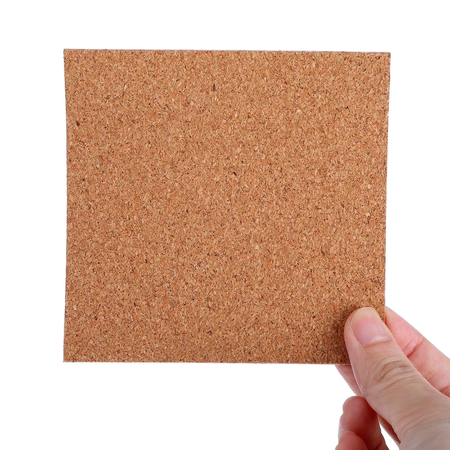 Xindojuz 16 PCS Cork Backing for Coasters, Self-Adhesive Cork Sheet Bulk, Mini Wall Board Corks on Tiles V1258-DP02-A-1096