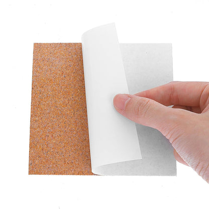 Xindojuz 16 PCS Cork Backing for Coasters, Self-Adhesive Cork Sheet Bulk, Mini Wall Board Corks on Tiles V1258-DP02-A-1096
