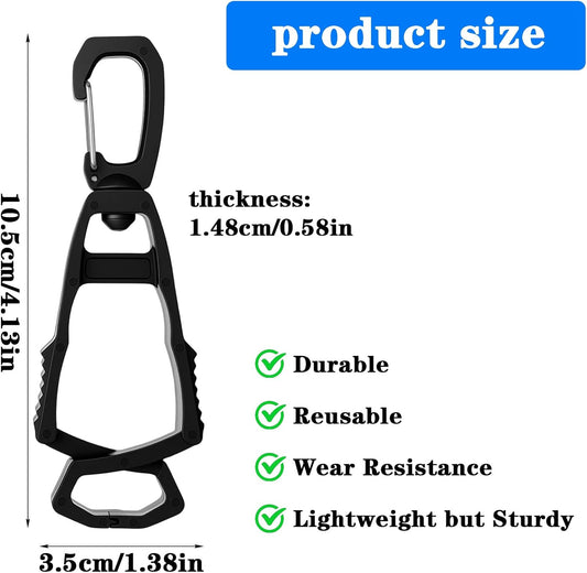 6PCS Glove Clips for Work Glove Holders, Powerful Bite Gloves Holder Clip for Duty Belt and Pants Prevent V1258-DP02-A-1117