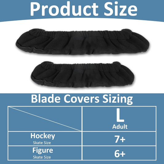 2 PCS Ice Skate Guards, Sports Blade Protector for Hockey Skates, Figure and Ice Skates Blade Covers for V1258-DP02-A-1118