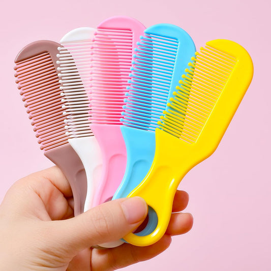 Xindojuz 5 Pack Toddler Comb, Round Colorful Tip Bristles Baby Hair Comb for Newborn Cute Baby Grooming for V1258-DP02-A-1121