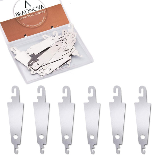 Needle Threaders 20pcs Stainless Steel Sewing Needle Threader for Hand Sewing Large Eye Cross Stitch V1258-DP02-A-113