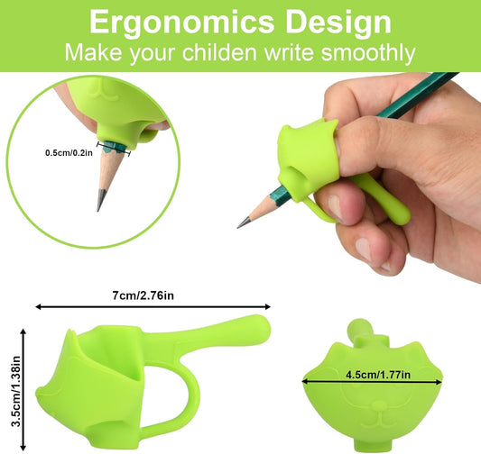 6 Pack Silicone Pencil Grips, Pencil Holder Grip Posture Correction Training, Ergonomic Pencil Grippers V1258-DP02-A-1132